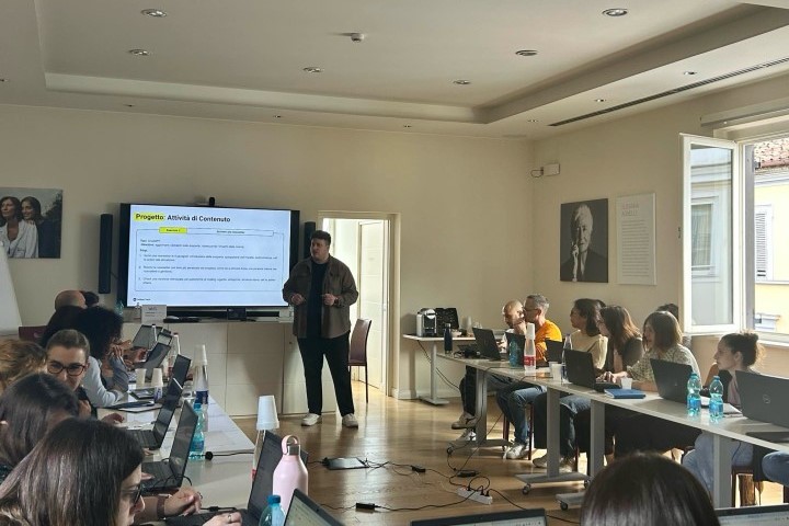 Sessione di affiancamento strategico AI con il management di un'azienda
